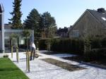 Moderne tuin met split