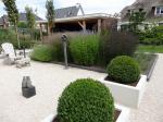 Strakke tuin met Castle grind